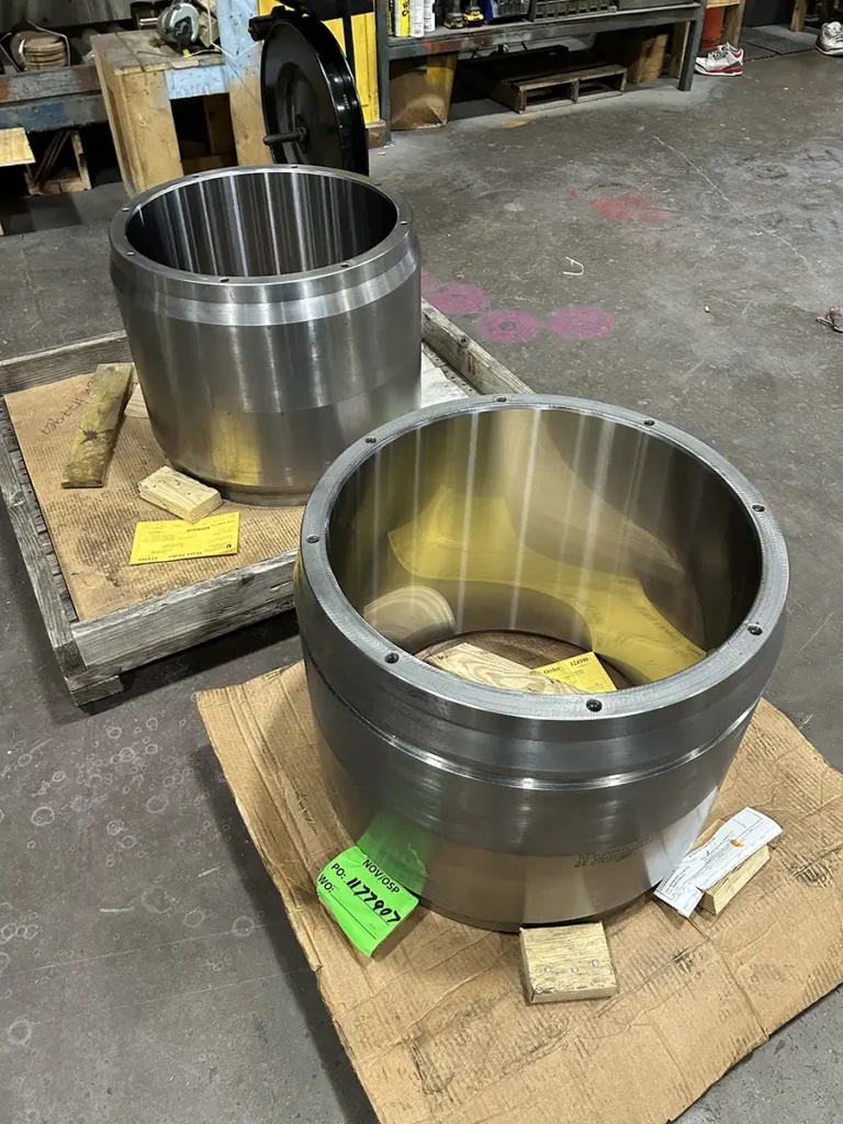 finished cylinders